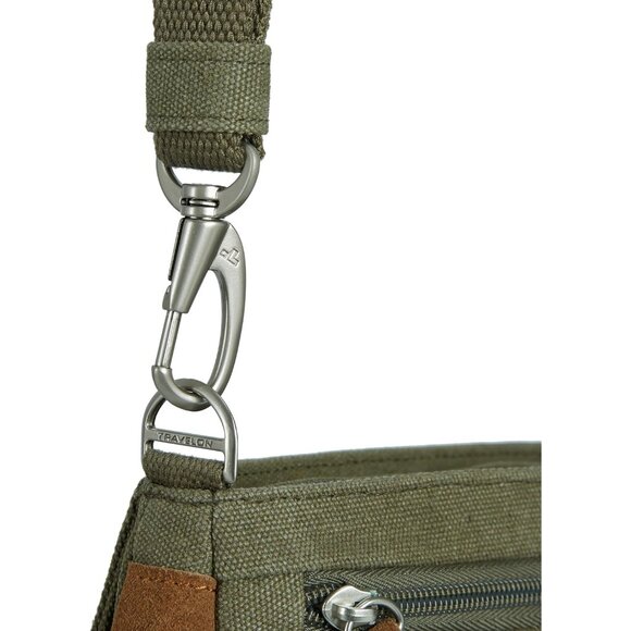 Unisex Canvas Crossbody Bag Anti-Theft RFID Lock Durable Travel Statement - Picture 6 of 13